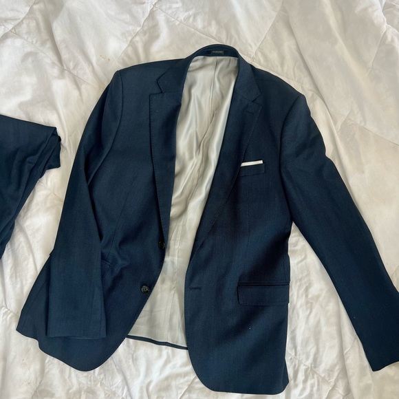 Blue Men Zara Blazer and Pants - Picture 4 of 4
